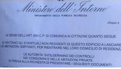 Volantino Truffa Affisso Sulle Case Allarme Della Polizia Di Stato