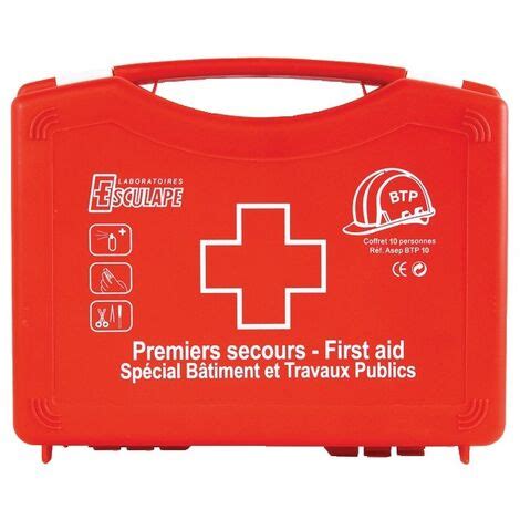 Trousse De Secours ASEP BTP 10 ESCULAPE 7221405