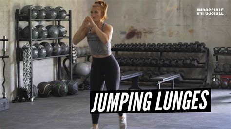 How to do a Jumping Lunges - Exercise Demonstration