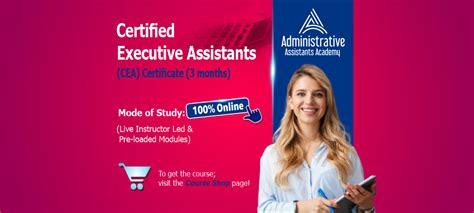 Certified Executive Assistants Certificate Administrative Assistants Academy