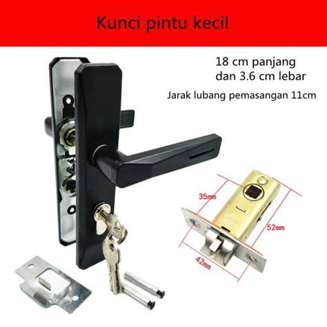 Jual Kunci Pintu Kecil TOP Fullset Handle Rumah Kamar Minimalis Murah