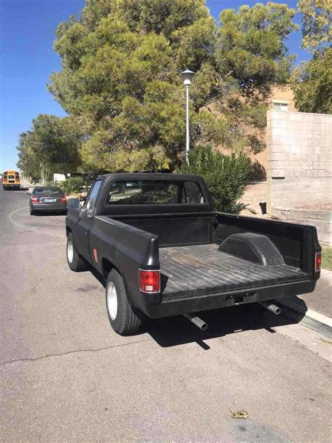 Chevrolet C K Pickup Black Rwd Automatic Short Bed Classic