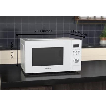 1.1 Cu. Ft. 1000 Watt, Digital Control, White Microwave Oven | Emerson ...