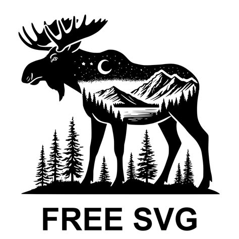 Free Moose Svg Download For Free