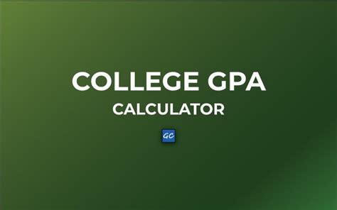 Best Free College GPA Calculator