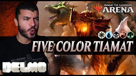 Tiamat Carta Vera Five Colors Dragons Alchemy Standard Ranked Mtg Magic Arena Ita Youtube