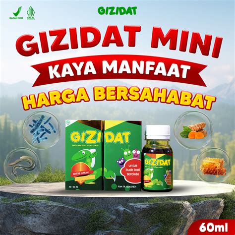 Jual Gizidat Kemasan Mini Kaya Manfaat Harga Terjangkau Anak Tambah