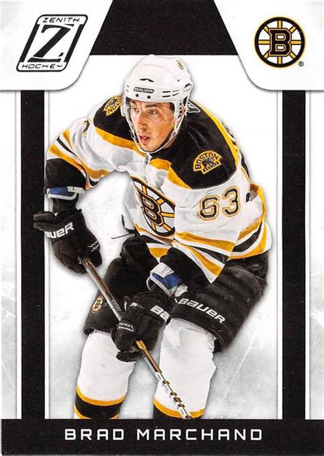 Brad Marchand Hockey Card 2011 Zenith 40 First Season Boston Bruins