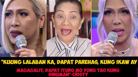 Vice Ganda Di Inatrasan Ni Cristy Bakbakan At Pasaringan Lalong