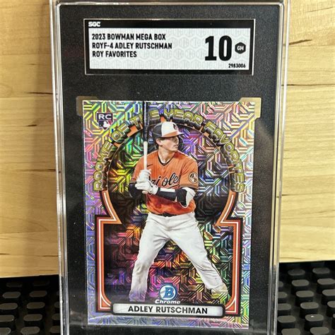 2023 Bowman Rookie Of The Year Favorites Mojo Refractor ROYF 4 Adley