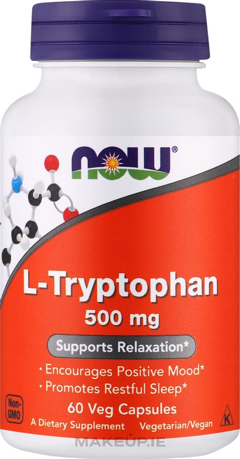 Now Foods L Tryptophan Capsules L Tryptophan 500 Mg Makeup Ie