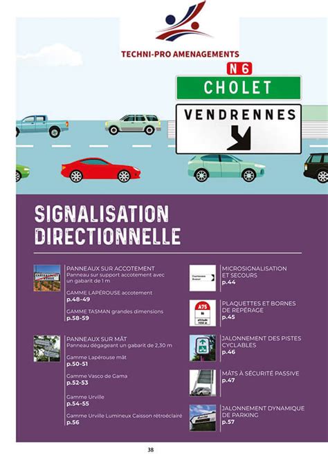 SIGNALISATION DIRECTIONNELLE Techni Pro Aménagements