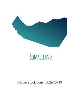 Low Poly Map Somaliland Somaliland Geometric Stock Vector Royalty Free