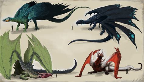 Artstation Some Dragon Concepts