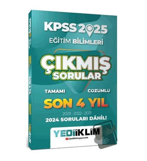 Kpss E Itim Bilimleri Son Y L Tamam Z Ml Km Sorular