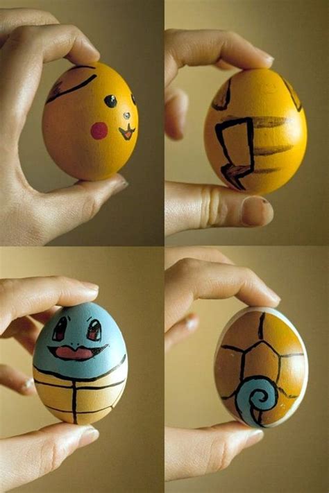 Easter Egg Decoration Ideas Pokemon Easter Pokemon Easter Eggs