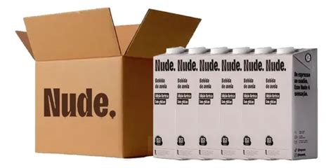 Kit 6 Leite Tradicional Bebida Aveia Nude Barista 1 Litro