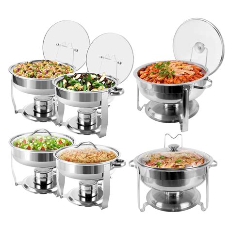 Brisunshine Packs Qt Stainless Steel Chafing Dish Buffet Set And