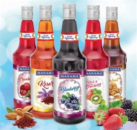 Plastic Manama Fruit Syrup Packaging Size 750ml Liquid At Best Price In New Delhi