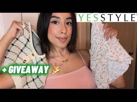 Asmr Tingly Yesstyle Haul Giveaway Th Bday Bash