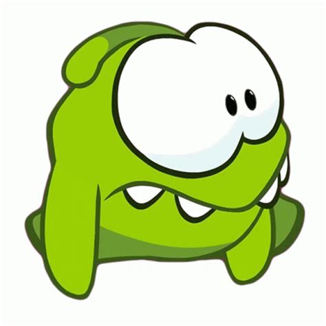 Jaw Dropped Om Nom Sticker Jaw Dropped Om Nom Om Nom And Cut The Rope