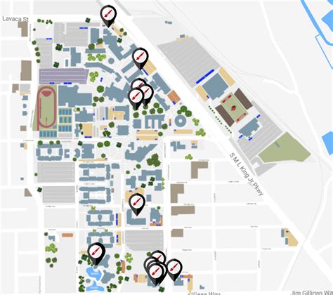 Lamar University Campus Map