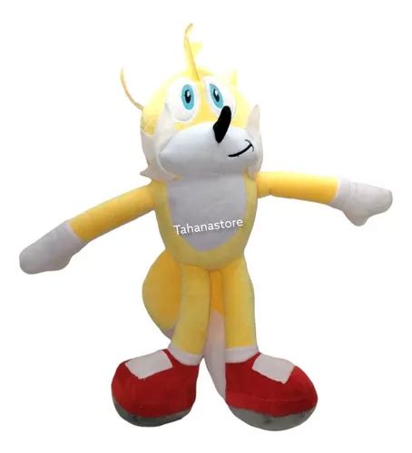 Peluche Gato Sonic Tails Amarillo Cuotas sin interés