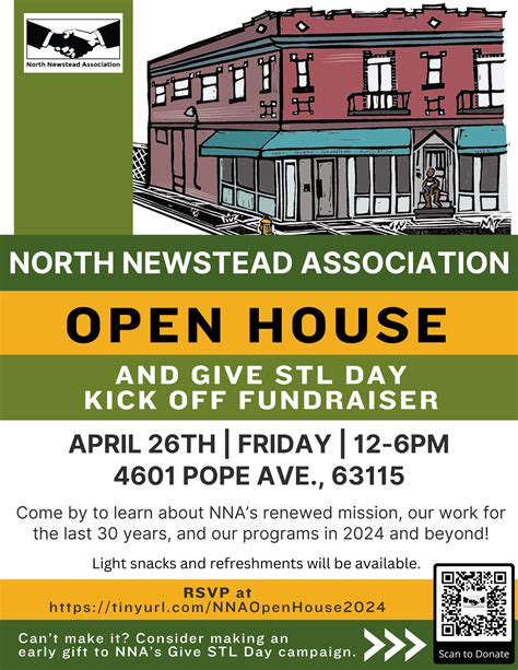 Join Us At Our Open House As We Kickoff Give Stl Day North Newstead