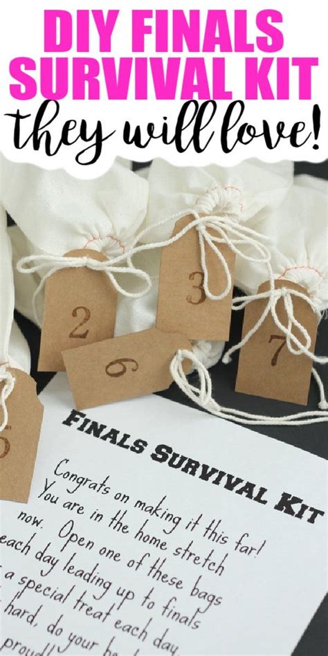 DIY Finals Survival Kit For College Students