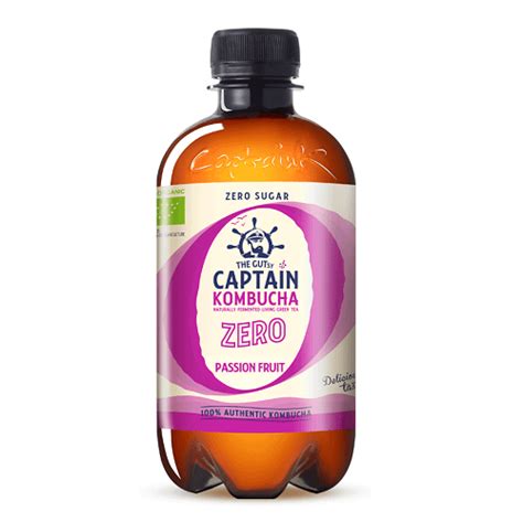 Captain Kombucha Maracuya Zero Eco Tienda De Ecooperativas