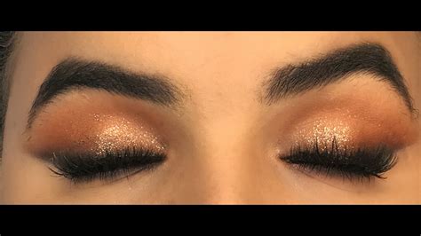 Soft Glitter Eye Makeup For Wedding Party Special Occasion Youtube