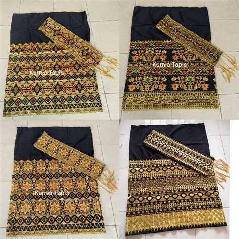 Jual Kain Tapis Lampung Bordir Sanwos Bawahan Sarung Adat Tradisional