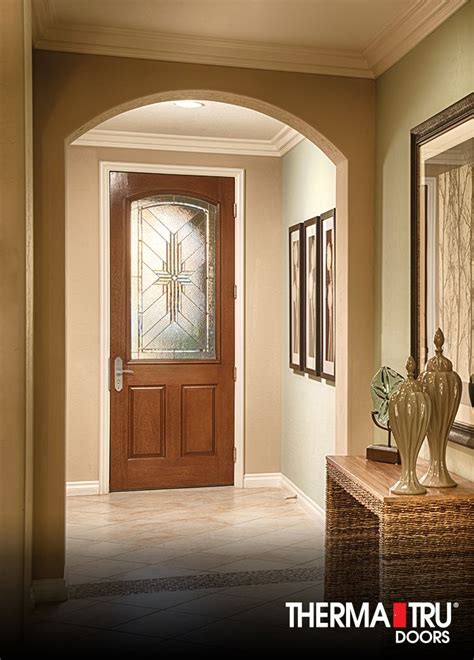 Therma Tru Classic Craft Rustic Collection Fiberglass Door With Ashurst