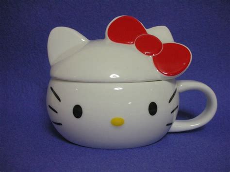 Hello Kitty Ceramic Mug Cup With Lid Sanrio Sanrio Hello Kitty Hello Kitty Kitty