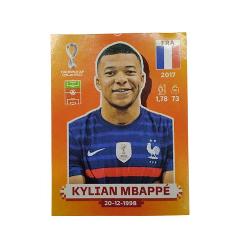 Lamina De Kylian Mbappe Fra Para Album Mundial Qatar Rappi