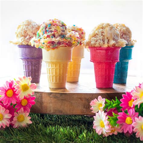 Joy Spring Crispy Cones | Fun Spring Baking Recipes | Easter Recipe