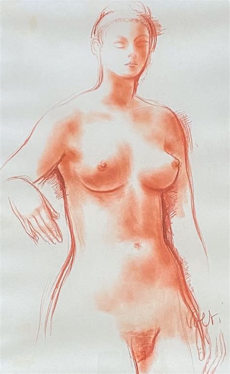 Proantic Standing Female Nude From The Front Antoniucci Volti