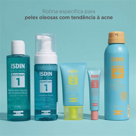 Sabonete De Limpeza Facial Isdin Acniben Beleza Na Web