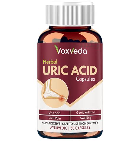 Voxveda Herbal Uric Acid Capsule Buy Bottle Of Capsules At Best