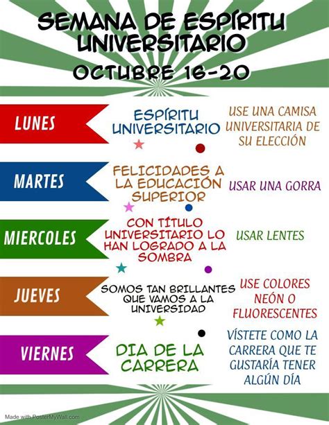 Semana De Espiritu Universitario Herrick Avenue Elementary