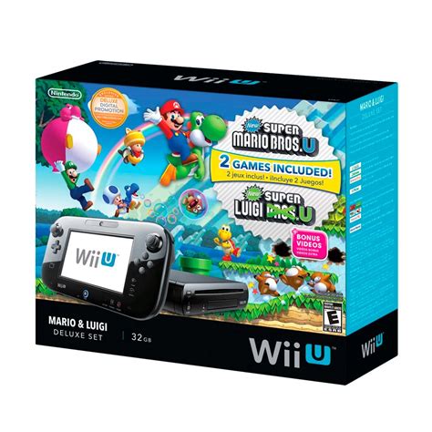 Console Nintendo Wii U Deluxe Set 32GB Preto Nintendo Loja Sport Games