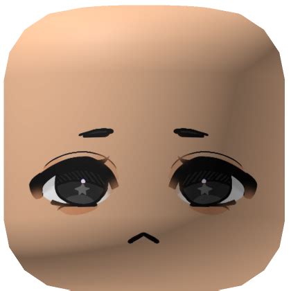 Sad Star Eyes Light Skin Tone Roblox