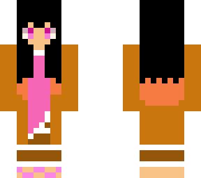 Nezuko from Demon Slayer | Minecraft Skin