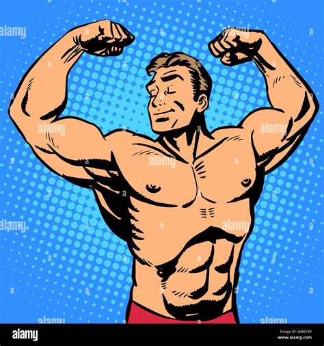 Cartoon Bodybuilder Hi Res Stock Photography And Images Alamy