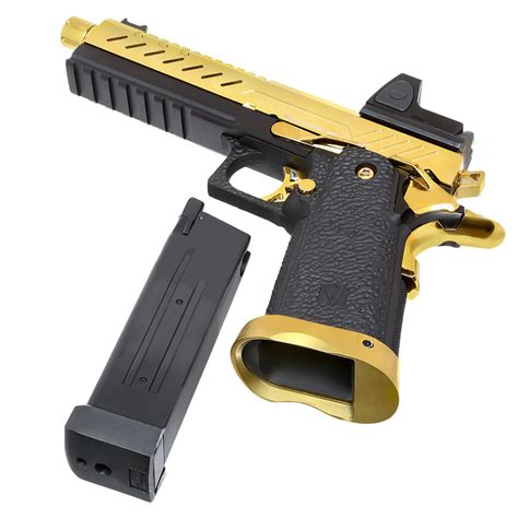 Vorsk Airsoft Hi Capa Mit Hd Lpz Vollmetall Gbb Mm Bb Gold