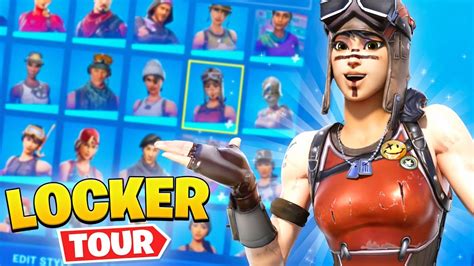 Rarest Fortnite Locker Showcase 10000 Youtube