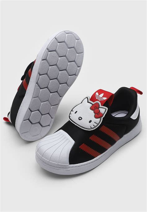 Tênis Infantil Adidas Originals Superstar 360 C Hello Kitty Preto