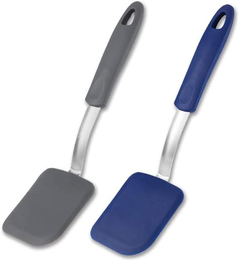 Amazon Silicone Cookie Spatula Turner 2Pcs Silicone Spatula