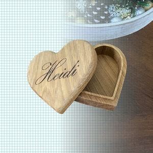 Heart Shaped Wooden Box Cnc Plans Svg Dxf Png Gcode Makes Two Boxes - Etsy