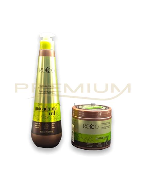 Pack Shampoo Y Crema Macadamia ROCCO Tienda Premium Sale